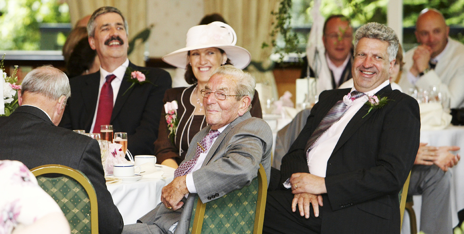 photography of the wedding breakfast at the mere golf and country club Cheshire