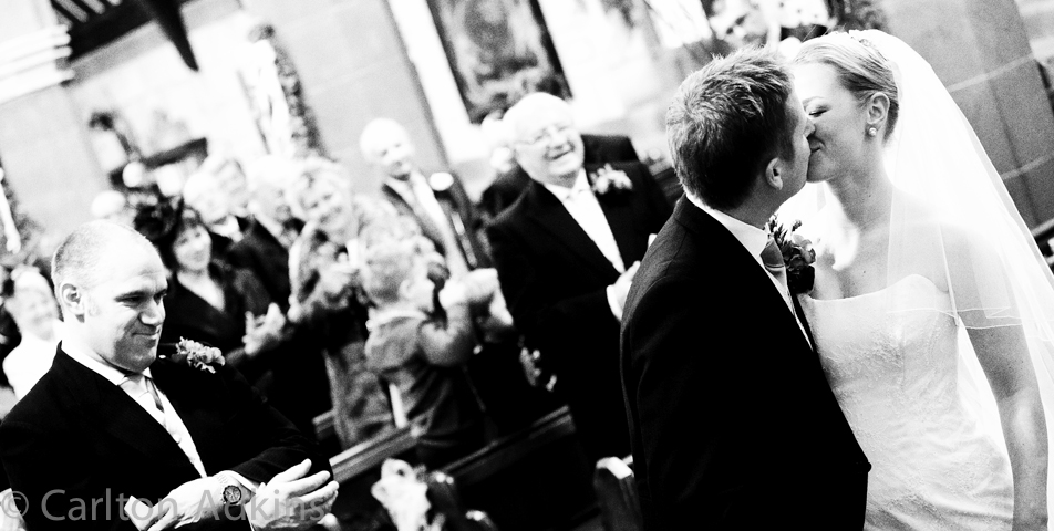 photography of the wedding ceremony in cheshire