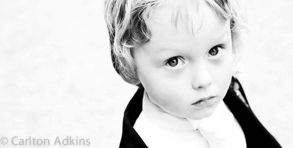 photography of the page boy at the Arley Hall Wedding
