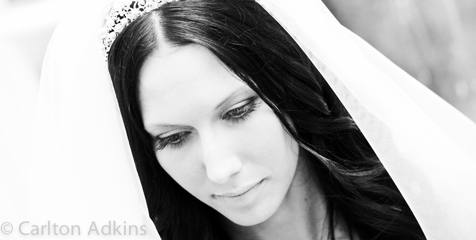 wedding photography of the bride at mottram hall