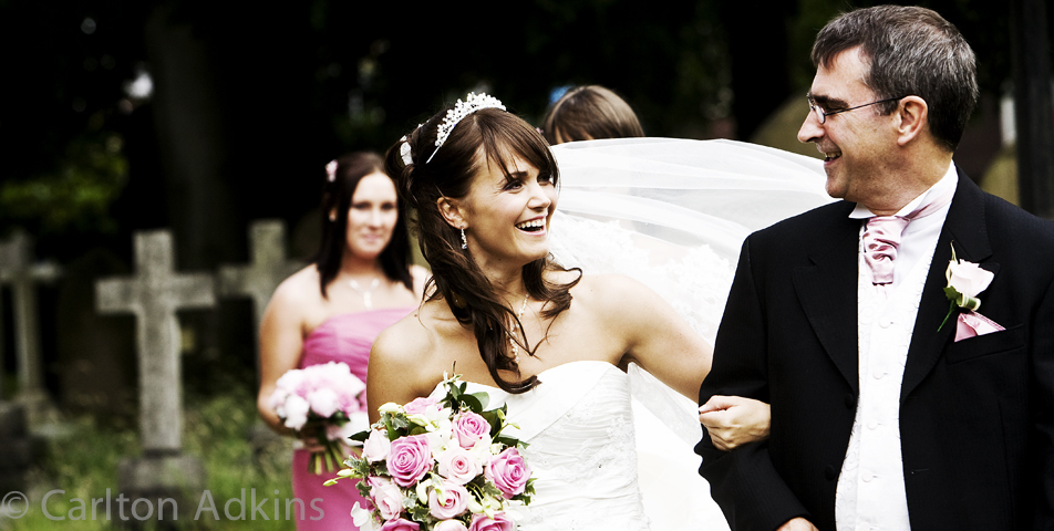 wedding photography of the bride in pontoon cheshire