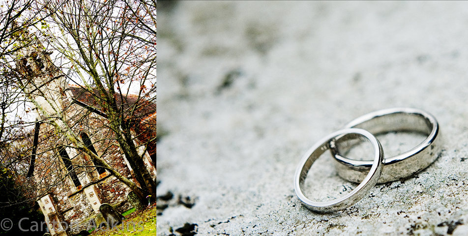 photography of the wedding rings