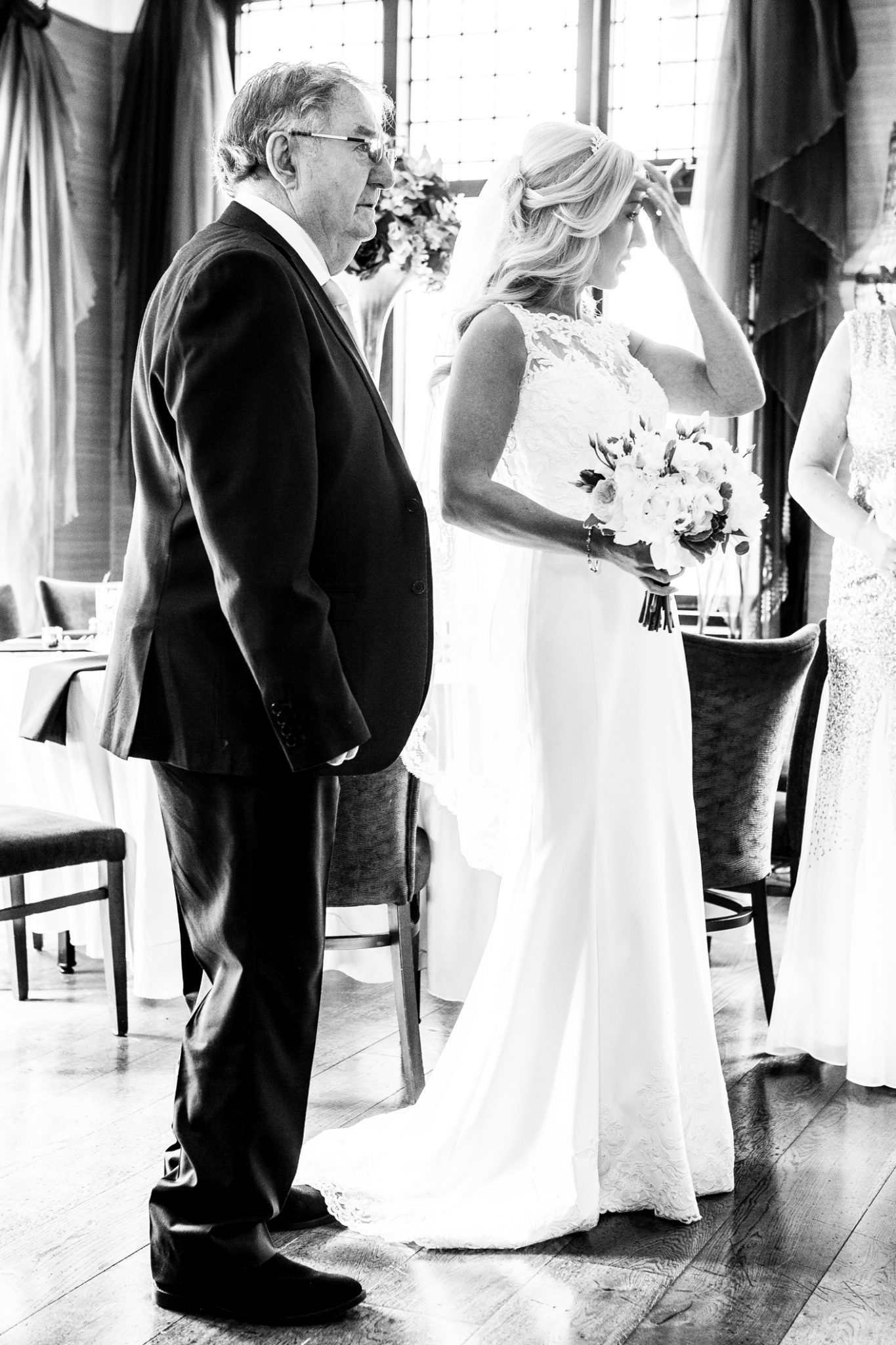 photography-of-the-bride-and-father-at-the-belle-epoque-wedding-venue-cheshire