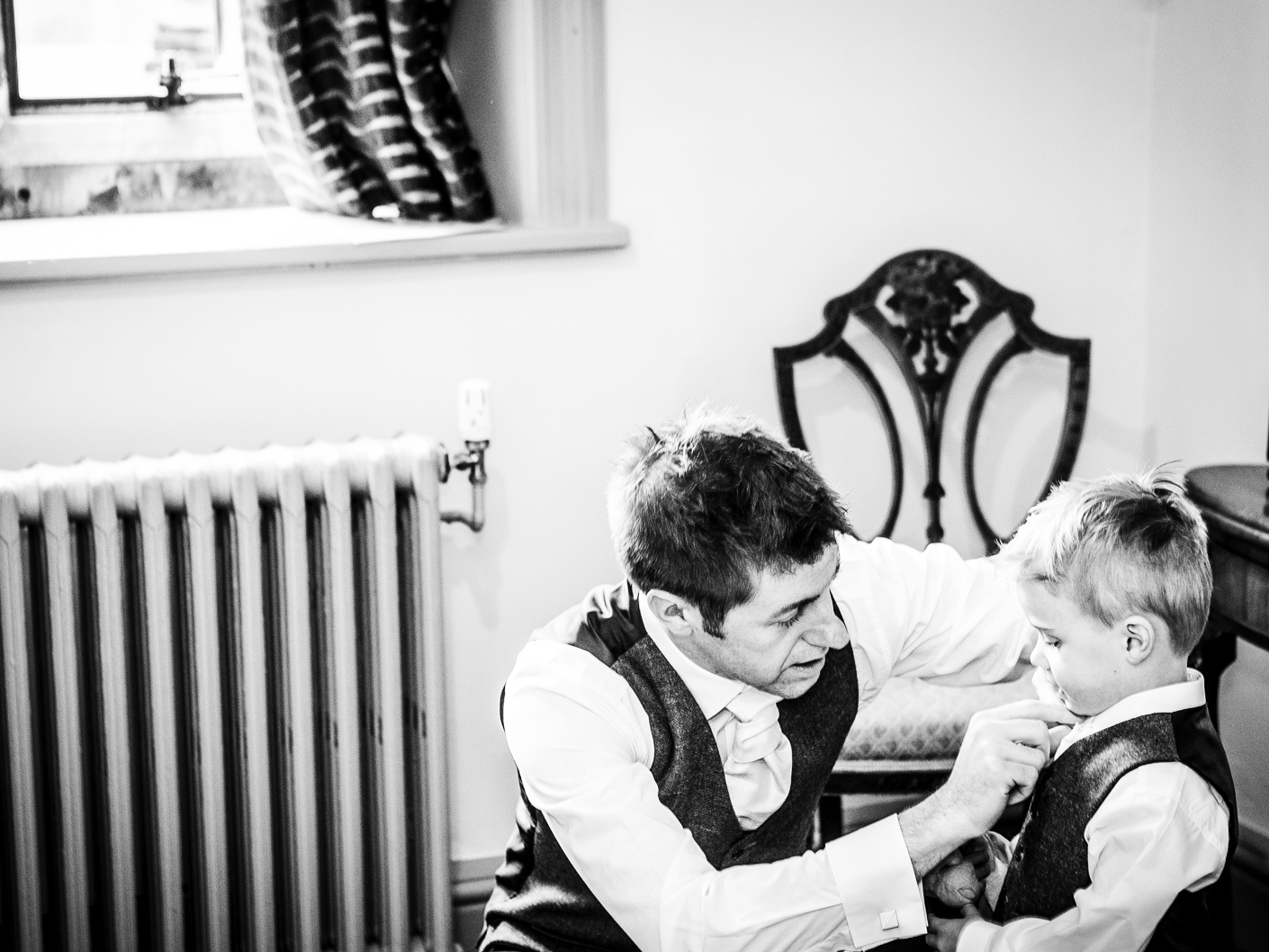 wedding-photography-of-the-groom-at-thornton-manor-wirral
