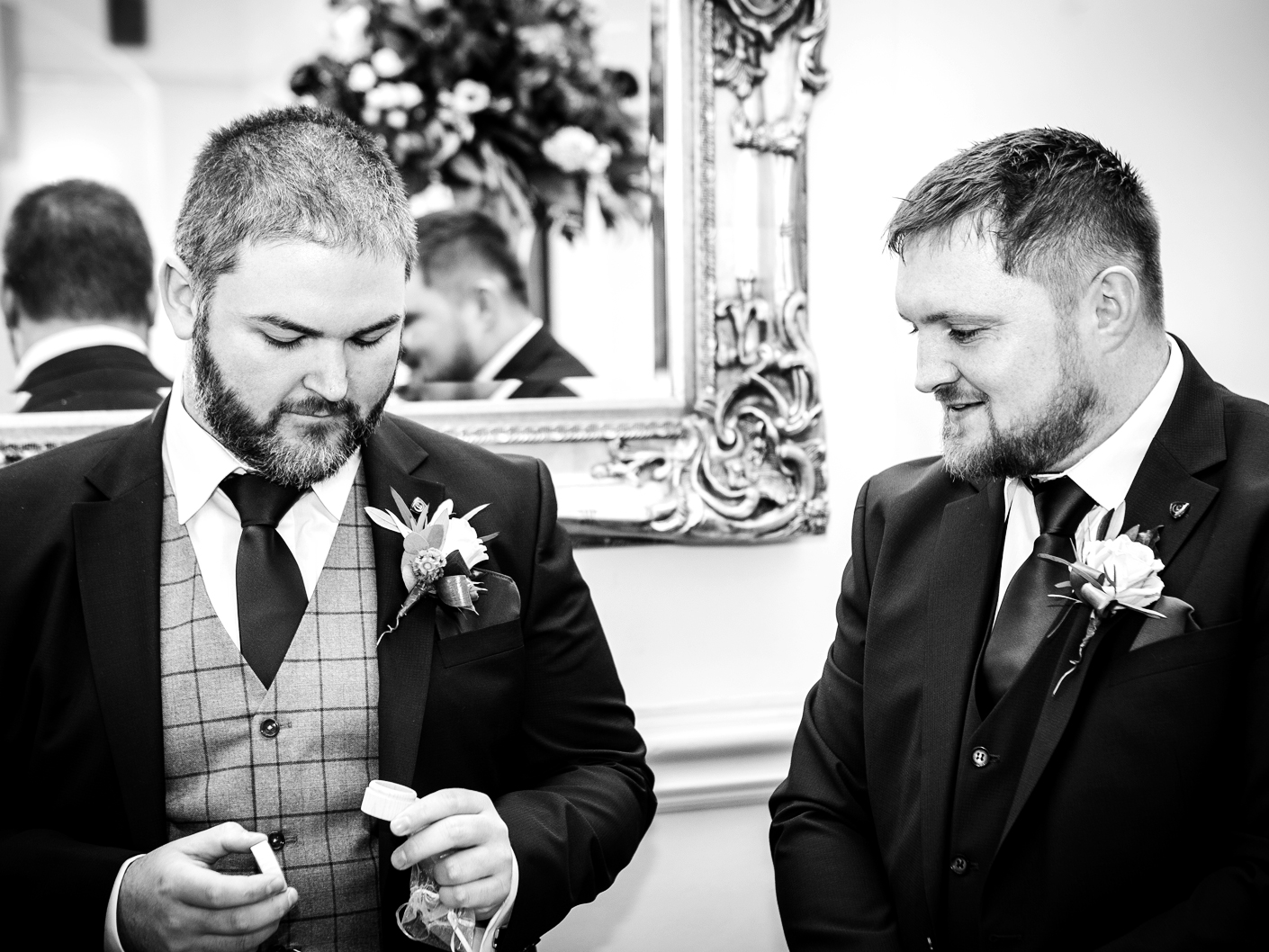 photography-of-the-groom-and-bestman-before-the-wedding-ceremony-at-nunsmere-hall-cheshire