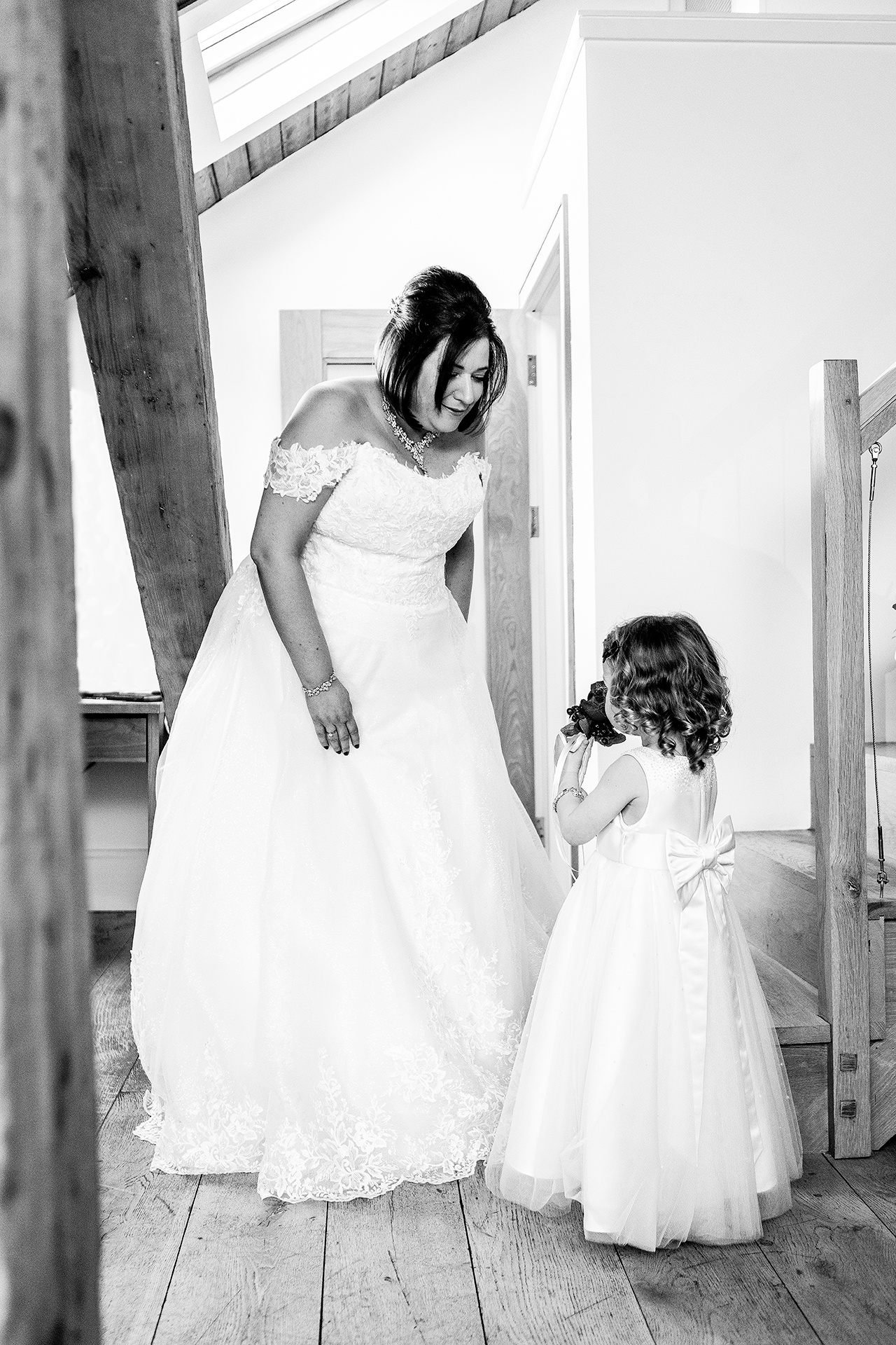Wedding photography of the bride and bridesmaid at the Hope street hotel Liverpool Mersey 
