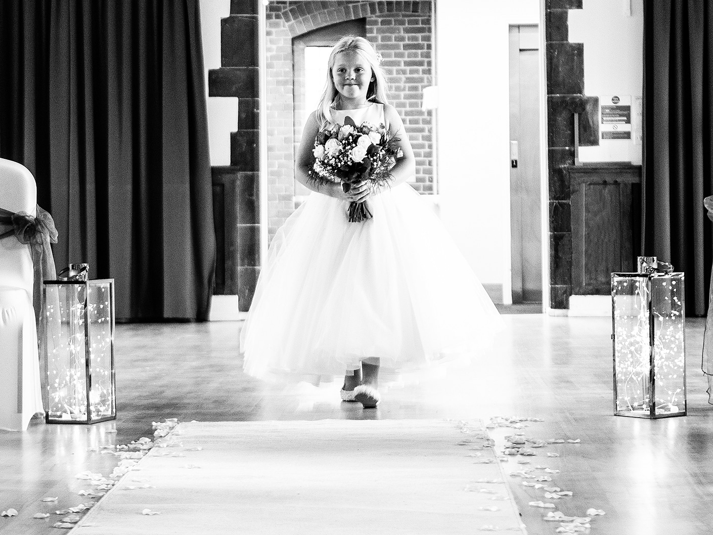 the bridesmaid at a cheshire wedding